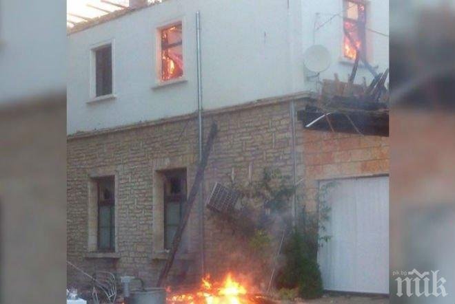 Откриха обгорялото тяло на възрастен мъж в Божурище