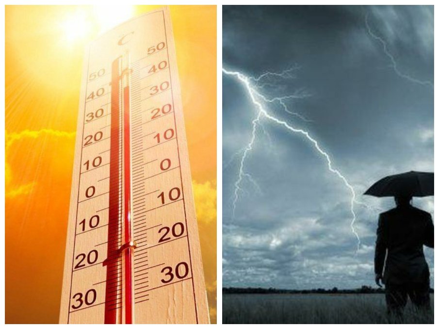 Жълт код за опасни горещини в 13 области за утре, за 6 - за дъжд и гръмотевици (КАРТА)