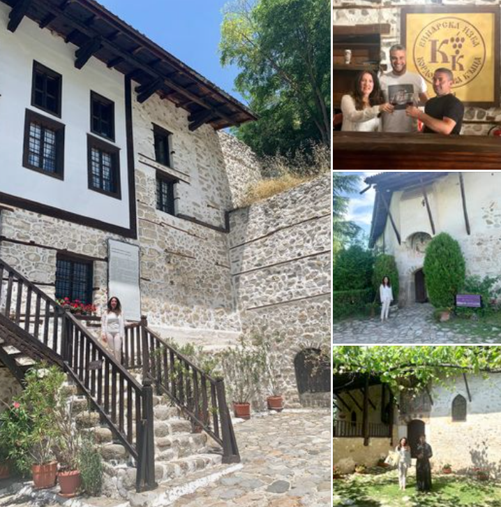 Херо Мустафа опита вино в Мелник