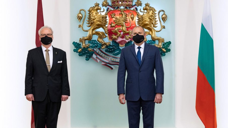 Радев се срещна с президента на Латвия