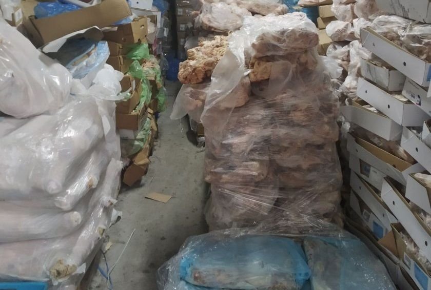 Откриха тонове негодно за консумация месо в склад край Пазарджик