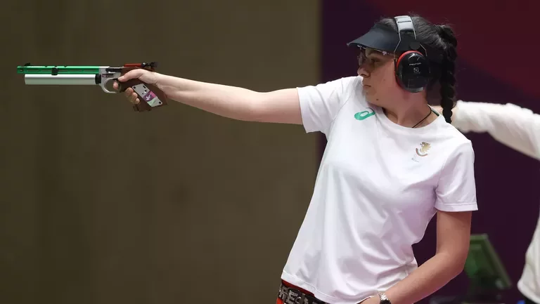 Антоанета Костадинова е на финал с първи резултат на 25 м пистолет