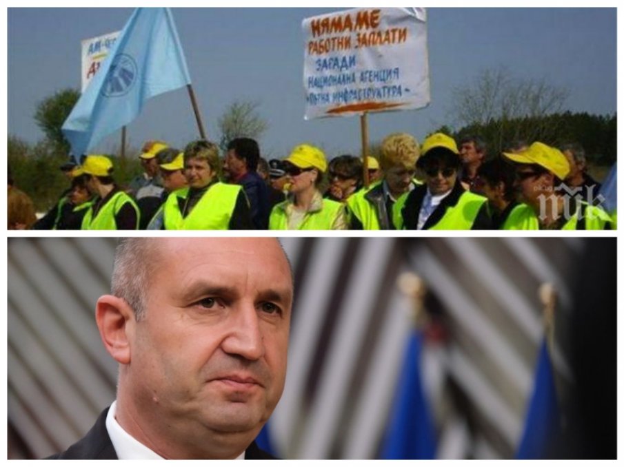 ГОРЕЩО В ПИК: Нови протести срещу Радев тресат България! Строители блокират пътища в Русе и Бургас