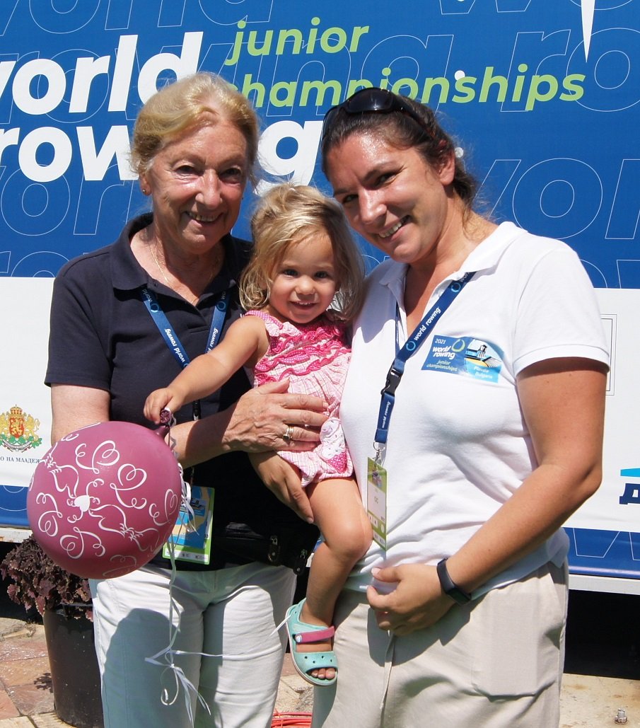 Три поколения на Световното по гребане