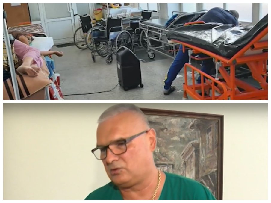 КРИТИЧНА СИТУАЦИЯ В ПАЗАРДЖИК: Заразени с COVID-19 бяха настанени в коридора в болницата