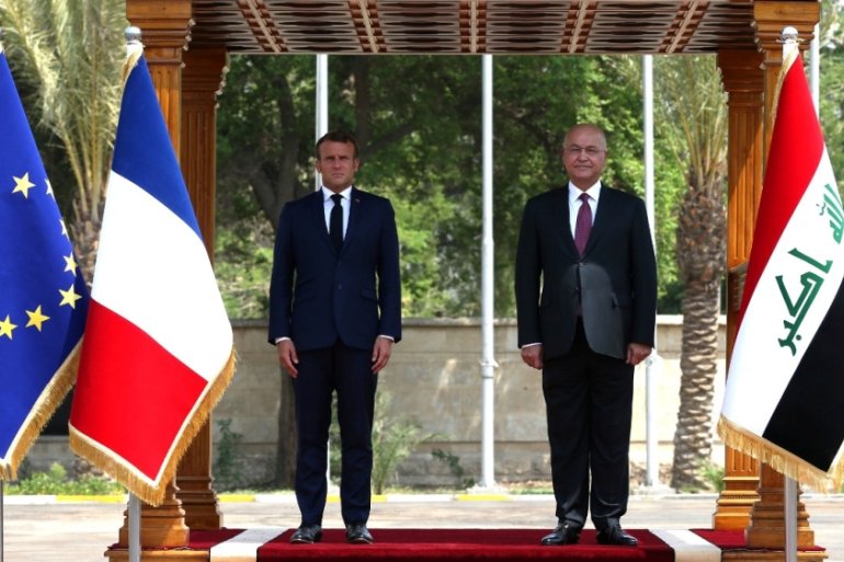 Макрон от Ирак: „Ислямска държава“ остава заплаха