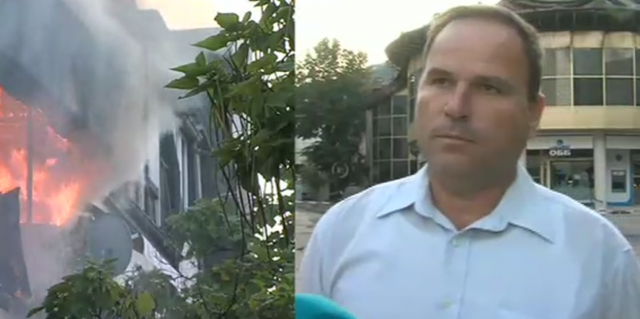 Задържан е мъжът, запалил Купола в Благоевград