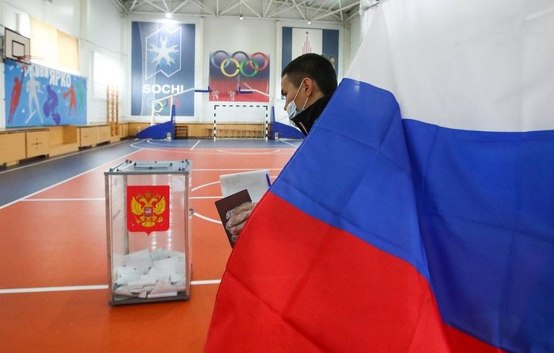 Активността на изборите в Русия в края на първия ден на гласуването е 16,85%