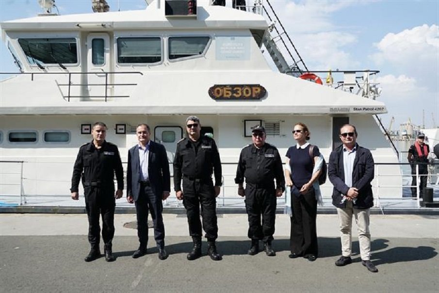 Делегация на Фронтекс посети морската граница на България (СНИМКИ)