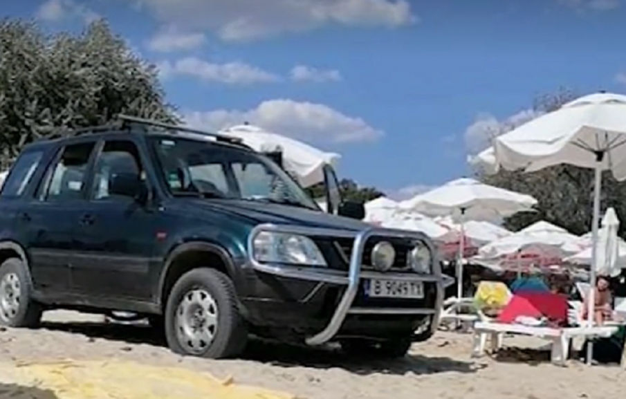 Арестуваха наглия тип, газил плажа в Кранево с джипката си - тарикатът се представил за директор на училище