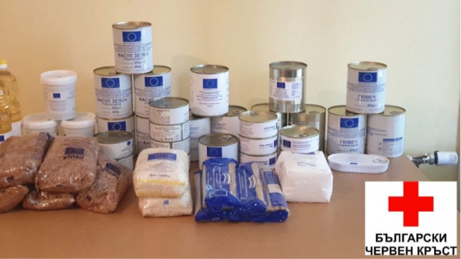 БЧК започва раздаването на пакети с хранителни продукти