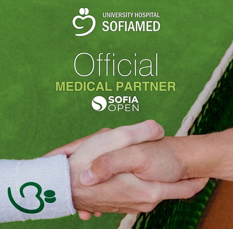 Медицински комплекс „Софиямед“ отново е официален партньор на Sofia Open