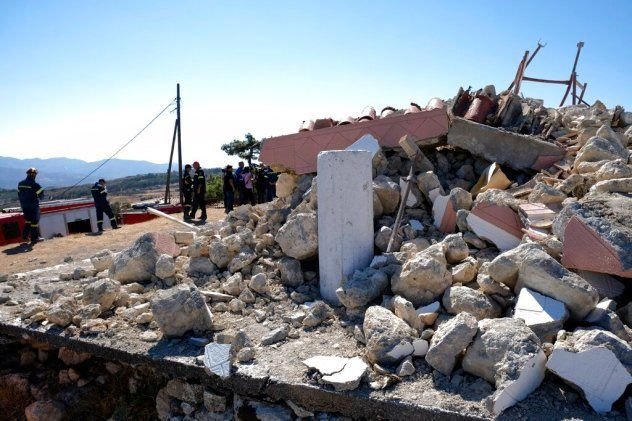 Село на остров Крит потъна с 15 сантиметра след силното земетресение (ВИДЕО/СНИМКИ)