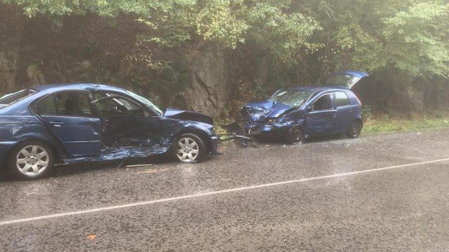 Лошото време предизвика челно меле край Гоце Делчев