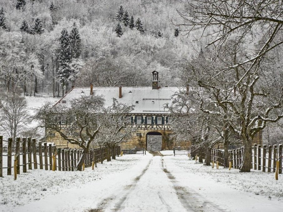 Планинските райони на Северна Гърция посрещнаха първия сняг за сезона,