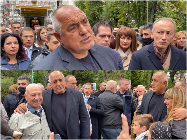 След като даде начало на предизборната кампания на ГЕРБ от