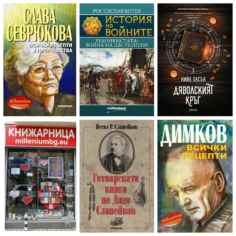 Топ 5 на най-продаваните книги на издателство Милениум (16-22 октомври)