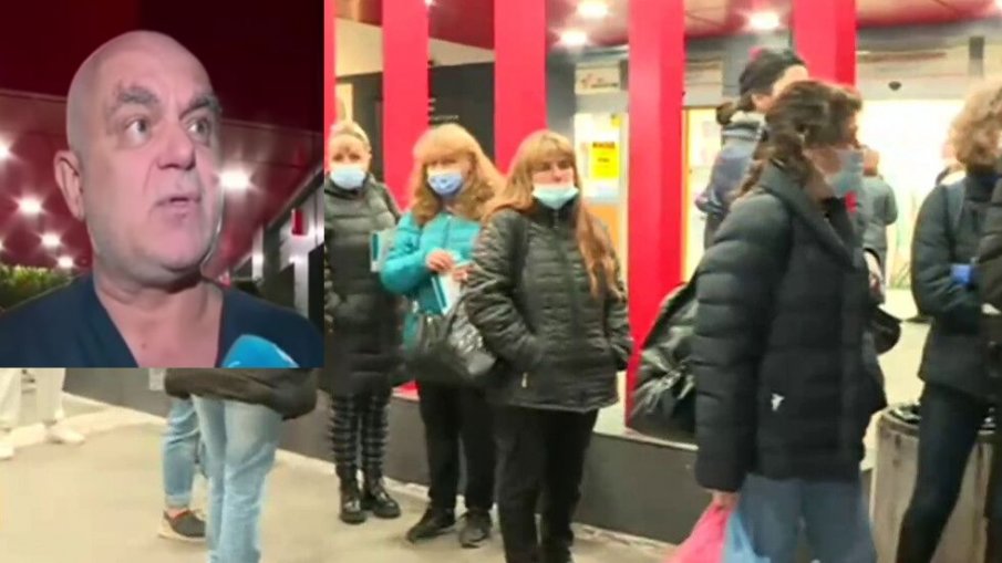 ПО ТЪМНО: Хаосът в Пирогов продължава! Медиците отново се редят на опашка за тестове - гневни са на Кацаров
