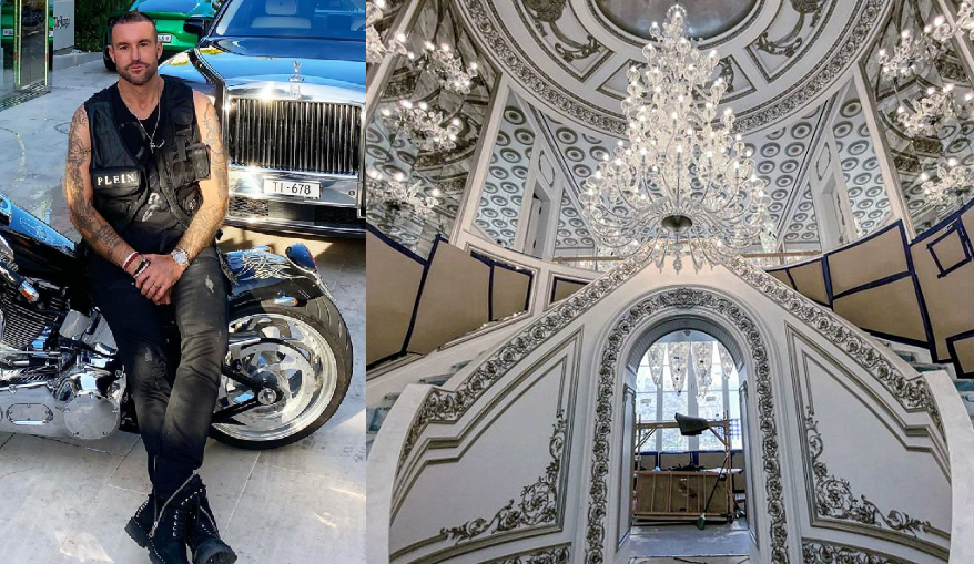 Ето го двореца за 280 милиона долара на Филип Плейн (ВИДЕО/СНИМКИ)