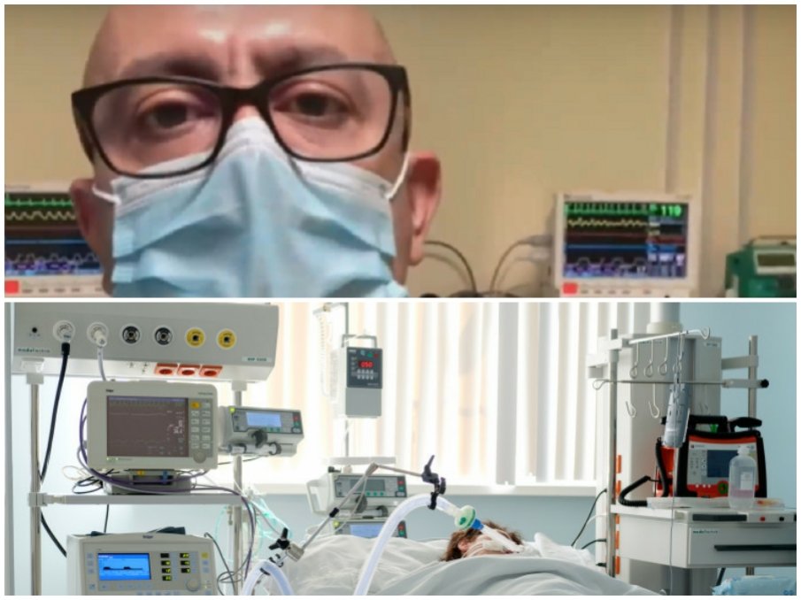 Началник на COVID реанимация в Русе: Само един на 10 в интензивното оцелява