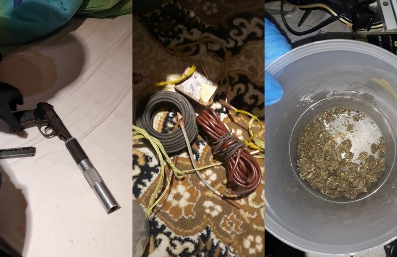 Откриха и иззеха наркотични вещества, боеприпаси и граната в Дупница