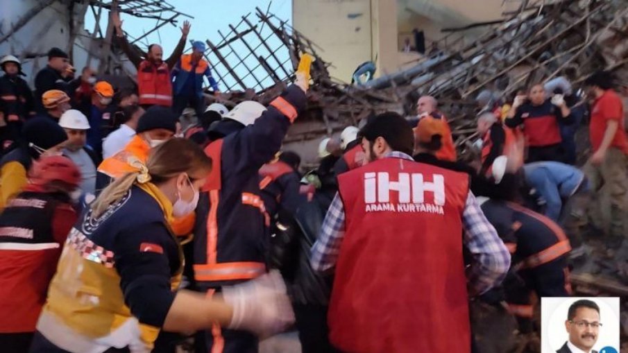 ТРАГЕДИЯ: Срути се жилищен блок в турския град Малатия и погреба най-малко 10 души