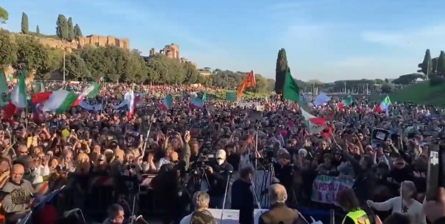 Рим се надигна срещу зеления сертификат