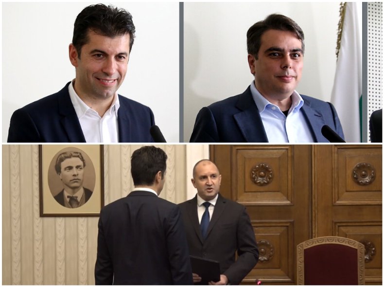 Съпредседателите на Продължаваме промяната Кирил Петков и Асен Василев направиха