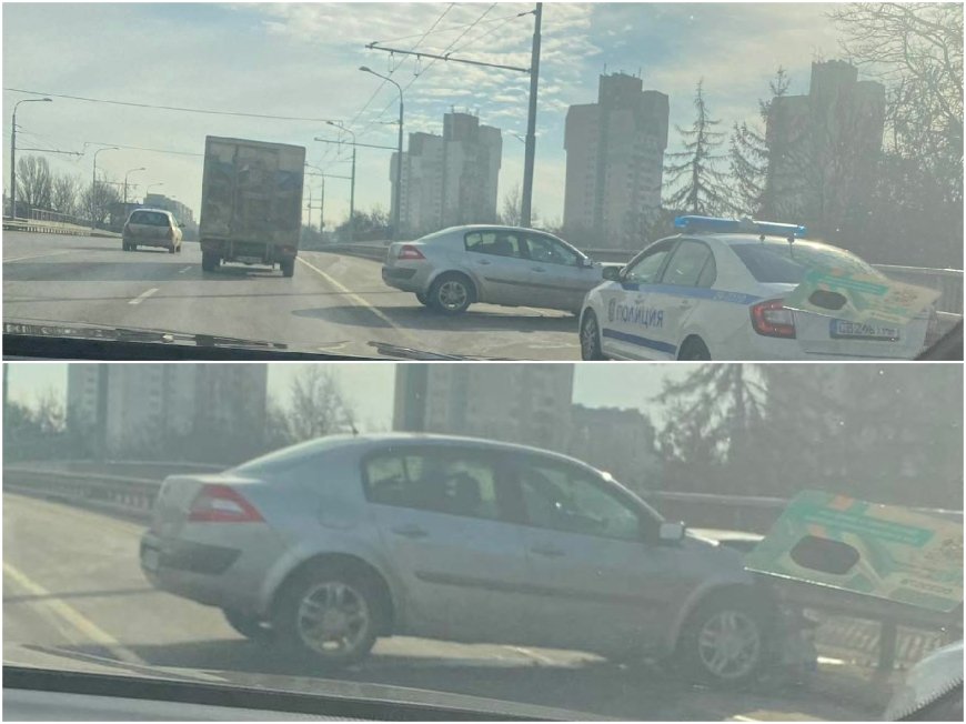 ПЪРВО В ПИК: Тежка катастрофа на моста на Захарна фабрика в София - Рено се помля в мантинелата (СНИМКИ) ПЪРВО В ПИК: Тежка катастрофа на моста на Захарна фабрика в София - Рено се помля в мантинелата (СНИМКИ)