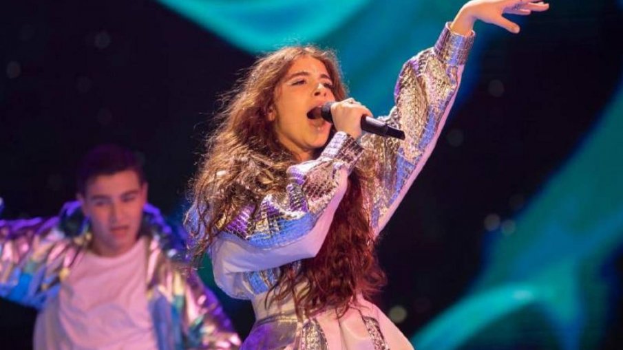 Певицата Малена и триумфираха на тазгодишното издание на детската Евровизия.Церемонията
