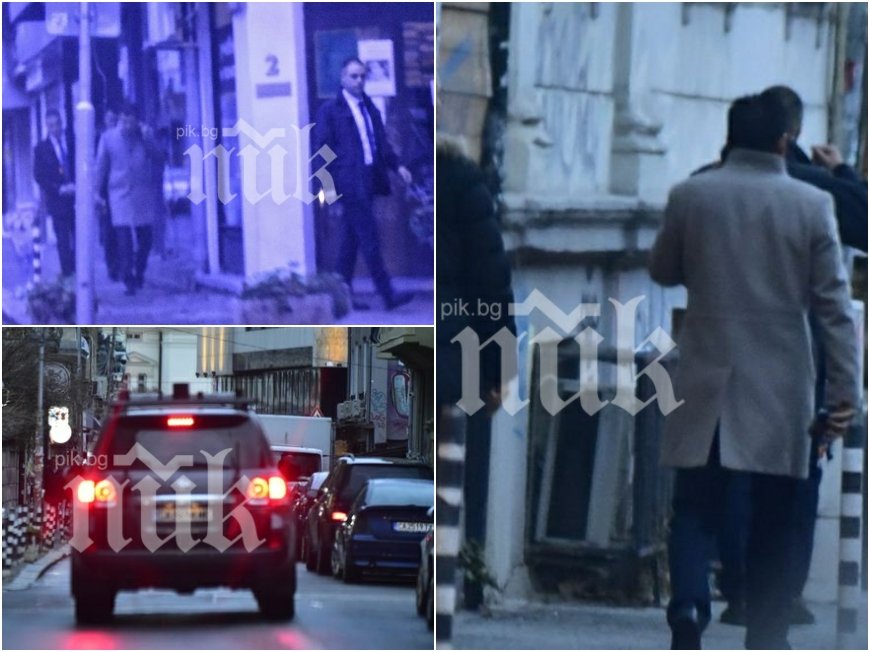 БОМБА В ПИК: ШОУТО НА КИРО - трима охранители тичат след премиера из София, коли на НСО задръстват центъра заради капризите му (СНИМКИ)