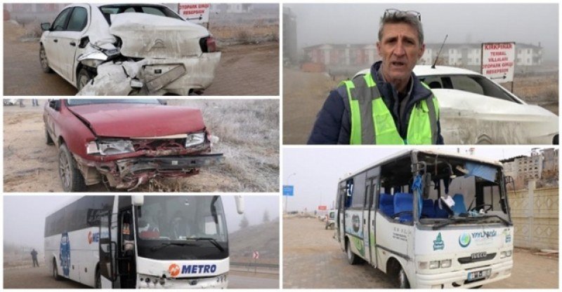 31 души пострадаха във верижна катастрофа заради мъглата в Турция