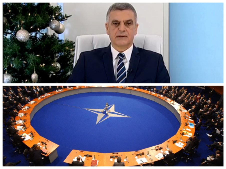 КЛИШЕТА И СОЦРИТОРИКА: Военният министър Янев забрави за НАТО и ЕС, говори абстрактно за чест, слава и войнски дълг (ВИДЕО)