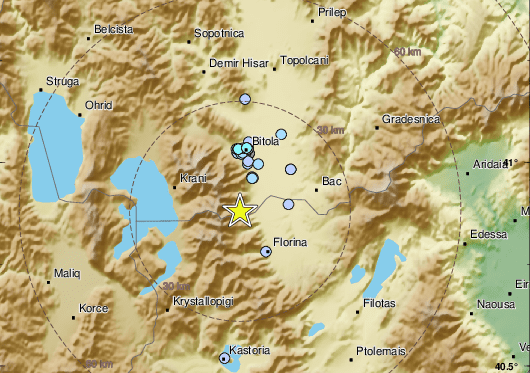 Трус от 3 по Рихтер размърда Северна Македония