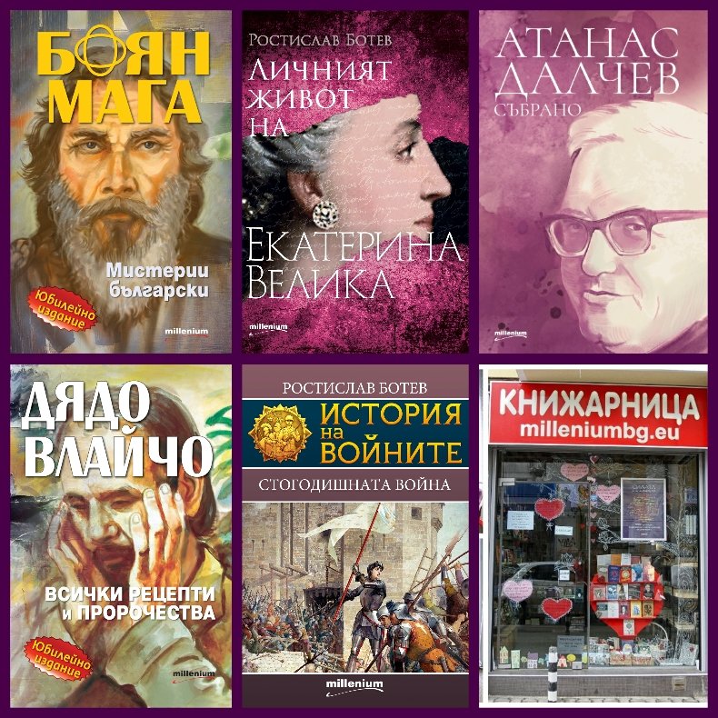 Топ 5 на най-продаваните книги на издателство „Милениум“ (15-21 януари)  