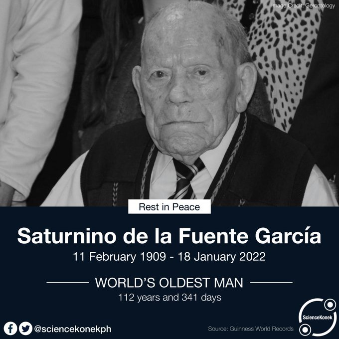 Почина най-възрастният човек на планетата
