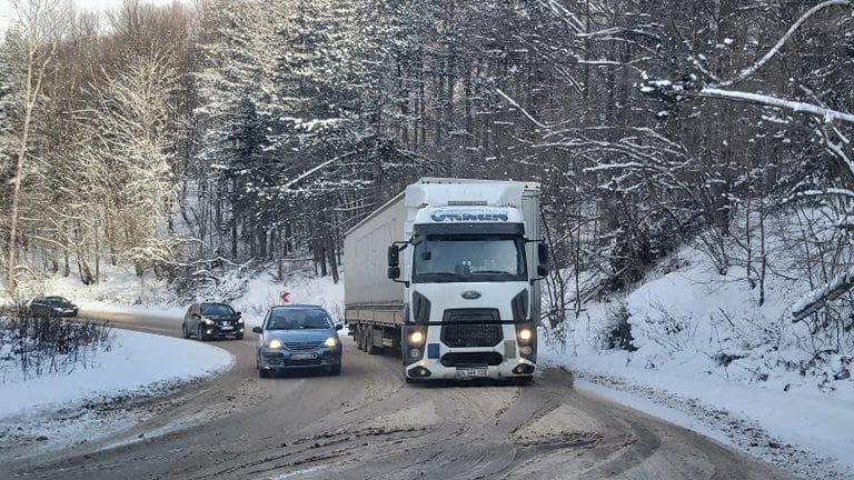 КАМИОНИ УБИЙЦИ! Тирове шпорят през Петрохан въпреки забраната