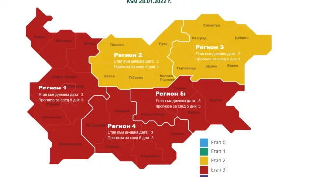Още един регион минава в Етап 3 от Плана за борба с пандемията