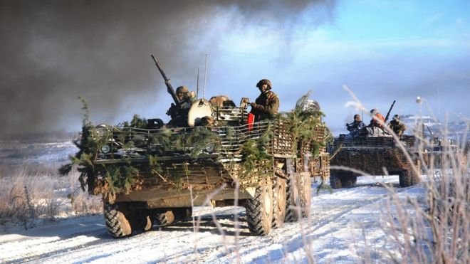 Украинската армия днес обвини в Източна Украйна, че при обстрел