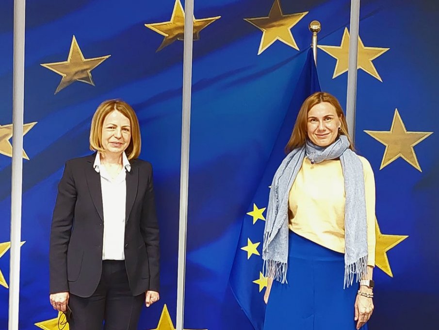 Фандъкова обсъди с еврокомисари електробусите и топлофикацията на София