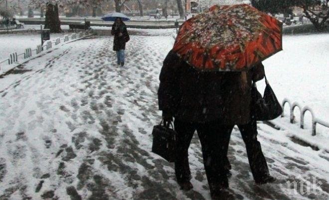 ОПАСНО: Обявиха жълт код за силен вятър и снеговалеж