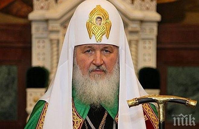 Литва предлага ЕС да включи патриарх Кирил в списъка със санкционираните лица