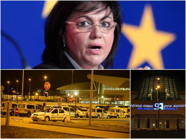 ГОРЕЩО В ПИК! Корнелия Нинова била сред евакуираните на Летище София