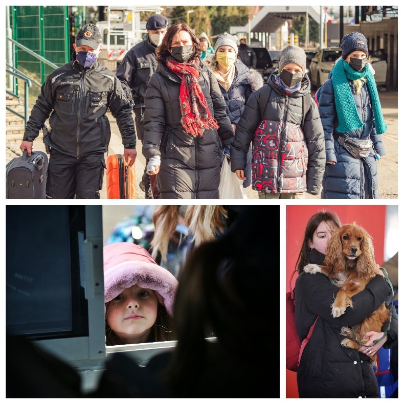 ТЪГА И НАДЕЖДА: Словашката полиция с РАЗТРЪСВАЩИ СНИМКИ на бежанците от Украйна