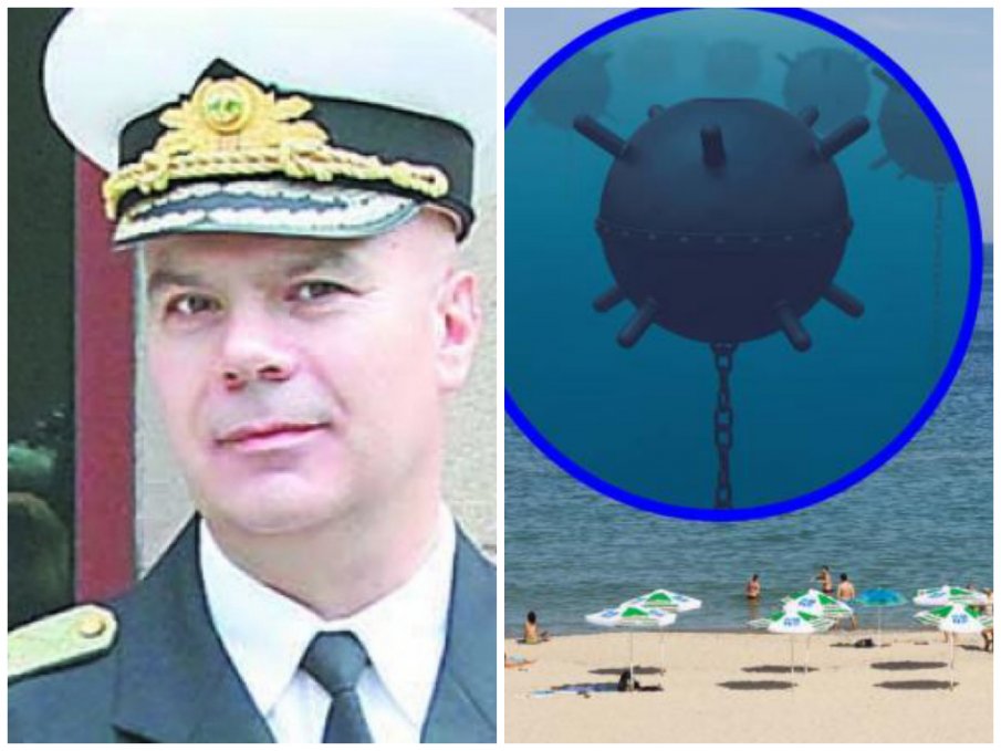 Командират на Военноморските сили Кирил Михайлов: Няма да има търкалящи се мини по българските плажове след бурята в Одеса