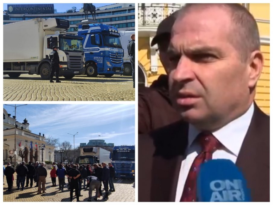 ГОРЕЩО В ПИК TV: Тирове обсадиха парламента! Шофьори скочиха срещу спрените пари за пътища, плашат с пълна блокада на държавата. Гроздан Караджов им удари рамо (ВИДЕО/СНИМКИ/ОБНОВЕНА)