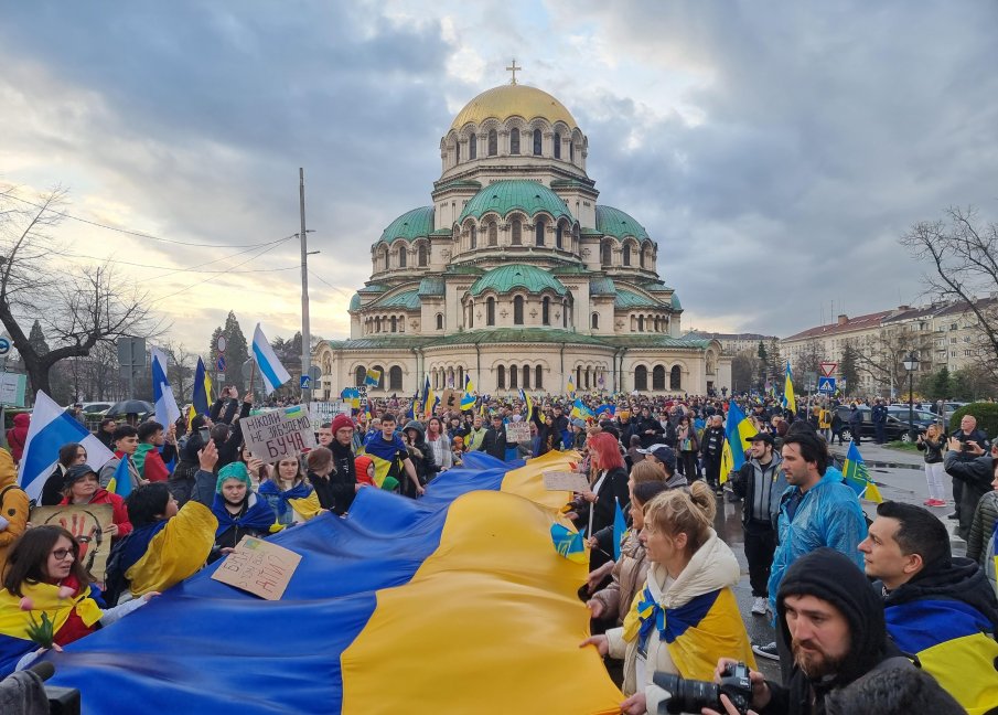 Не сме неутрални - второ шествие в София в подкрепа на Украйна (СНИМКИ)