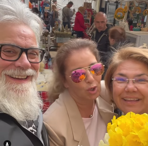 Катето Евро, Марта Вачкова и Владо Пенев - заедно на фермерски пазар (СНИМКИ/ВИДЕО)