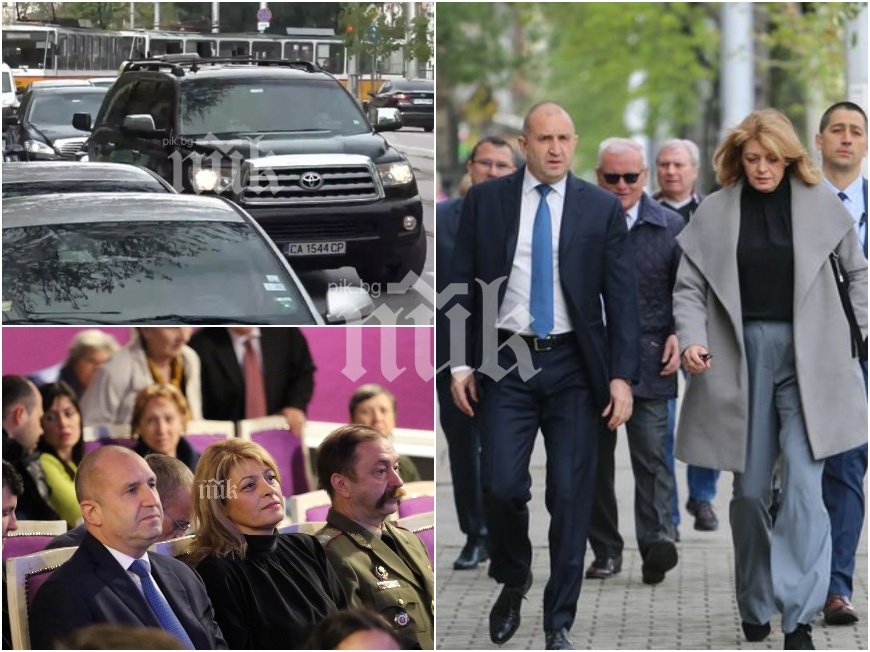 САМО В ПИК: Деси Радева разцъфна след тежкия коронавирус - ескорт от 3 коли на НСО вози първата дама с нова прическа (СНИМКИ)