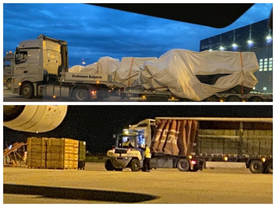 ИСТИНАТА ЛЪСНА: Товарят тайно посред нощ оръжия за Украйна на Летище София (СНИМКИ)